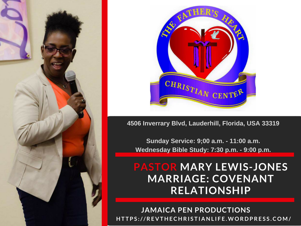 Christian Ministry: Watch Pastor Mary Lewis-Jones Talk About Marriage Covenant Relationship